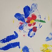 Nuestro Proyecto de estampación 👫🤳. Fine Arts, and Creating with Kids project by jennylap - 05.17.2020