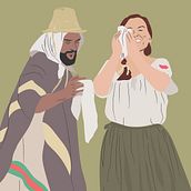 El amor en tiempo de Gauchos. Digital Illustration project by Carla Cruces - 06.08.2020