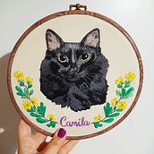 Mi Proyecto del curso: Needle painting para principiantes. Embroider project by Valentina Véliz Robledo - 05.18.2020