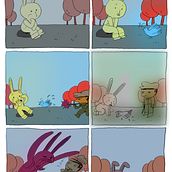 My project in Introduction to Colour Psychology: Chromatic Narrative course. Artistic Drawing project by Si Mon - 05.18.2020