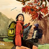 Excursion. Traditional illustration project by Marina COCHET - 05.18.2020