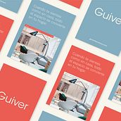 Guiver Barcelona. Architecture, Br, ing, Identit, and Graphic Design project by Caudia Bahima - 05.18.2020