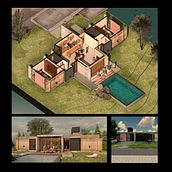 Axonométric Point of View APV. Architecture, Traditional illustration, Architectural Illustration, and 3D Modeling project by Salva Robles - 05.18.2020