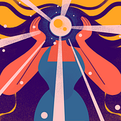 Deep Thoughts. Un proyecto de Diseño de personajes, Ilustración digital e Ilustración tradicional de Joana Neves - 16.10.2019