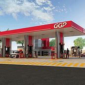 Visualización de una gasolinera . Un projet de 3D de Gizeh Arrecillas - 18.05.2020