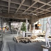 Oficinas de diseño de modas. Un projet de 3D de Gizeh Arrecillas - 19.05.2020