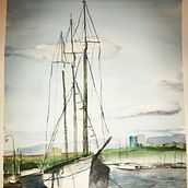 Disparador marino.. Un proyecto de Pintura a la acuarela de Don Rodrigo Bonillia - 19.05.2020