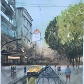 Paisajes urbanos en acuarela-William Palomino Ein Projekt aus dem Bereich Traditionelle Illustration von wpalominom - 19.05.2020