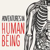 Cover illustration and typography for Adventures in Human Being by Gavin Francis. Ilustração tradicional, e Tipografia projeto de Sarah King - 11.07.2017