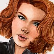 Meu projeto do curso: Retrato ilustrado em aquarela. Un projet de Beaux Arts de Anna Lídia Teixeira - 26.01.2021