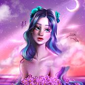 Meu projeto do curso: Retrato digital no Photoshop com um toque de fantasia. Artistic Drawing, Character Design, Traditional illustration, and Digital Illustration project by Fabiana Mafrense - 05.19.2020