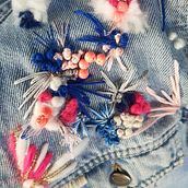 Mi Proyecto del curso: Bordado y personalización de accesorios . Un proyecto de Bordado de Nadia Huppi - 20.05.2020