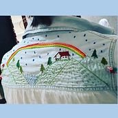 Mi Proyecto del curso: Técnicas básicas de bordado: puntadas, composiciones y gamas cromáticas. Embroider project by Gloria Amalia González León - 04.03.2021