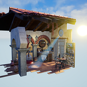 Fado House 3D. Un projet de Modélisation 3D de Iris Santos - 21.05.2020