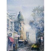 CALLE DE ROSARIO. Projekt z dziedziny Malowanie akwarelą użytkownika DANIEL - 21.05.2020