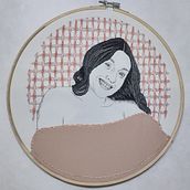 Creación de retratos bordados - Male Cifuentes . Projekt z dziedziny  Haft,  Sz, cie, Kreat, wność i Projektowanie mod użytkownika malecifuentes0199 - 22.05.2020