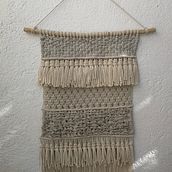 Mi Proyecto del curso: Introducción al macramé: creación de un tapiz decorativo. Macramé project by Mireia Gasull Navarro - 05.22.2020