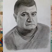 Mi Proyecto del curso: Retrato realista con lápiz de grafito. Een project van  Beeldende kunst van Karen Montiel - 22.05.2020