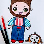 Mi Proyecto del curso: Diseño de personajes estilo kawaii. Een project van  Creativiteit van Catalina Hurtado - 23.05.2020