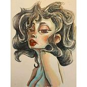 My project in  Watercolor Portrait Sketchbook course. Watercolor Painting project by salgadoluca - 05.23.2020