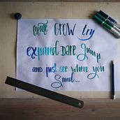 Mi Proyecto del curso: Caligrafía itálica con brush pen. Un proyecto de Caligrafía, H y lettering de Laurie Collee - 01.06.2020