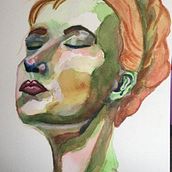 My project in Artistic Portrait with Watercolors course. Watercolor Painting project by Charlotte Booth - 11.01.2020