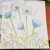 Quarantine Inspiration. Een project van Aquarelschilderen van Madelyn Pineda - 23.05.2020
