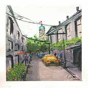Primer proyecto. Mercado Toronto CAD _ Rafael Garcia. Een project van  Urban art van Rafael Garcia Cruz - 24.05.2020