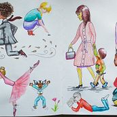 Mi Proyecto del curso: Técnicas de ilustración para desbloquear tu creatividad. Un projet de Illustration traditionnelle de liliandrearuiz - 24.05.2020