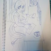Mis dibujos. Sketching, and Watercolor Painting project by Jonatan Plancarte - 12.25.2020