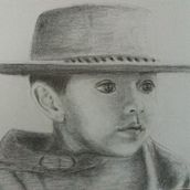 Mi Proyecto del curso: Retrato realista con lápiz de grafito. Portrait Drawing project by Pedro Velásquez - 05.23.2020