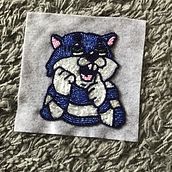 My project in Beaded Embroidery Portraits course. Artistic Drawing, DIY, and Embroider project by Alina Sidbrant - 05.24.2020