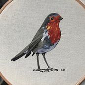 Mi Proyecto del curso: Pintar con hilo: técnicas de ilustración textil. Embroider project by Elena Ritschard - 05.24.2020