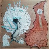 Ecuación Poética - Mi Proyecto del curso: Técnicas de bordado experimental sobre papel Ein Projekt aus dem Bereich Stickerei von Jesucita Carpio Aliaga - 25.05.2020