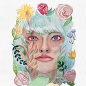Meu projeto do curso: Retrato ilustrado em aquarela. Un proyecto de Pintura a la acuarela de tatianaschg - 25.05.2020