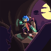 Mi Proyecto del curso: El peligro aguarda. Pixel Art project by lavenant - 05.25.2020