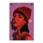 Pink Woman. Digital Drawing, Digital Design, Traditional illustration, and Digital Illustration project by Alison Giorgana - 05.25.2020