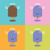 Creamy melting ice-cream (Illustration) Ein Projekt aus dem Bereich Digitale Illustration von Paula Lara - 26.05.2020