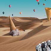 Desierto helado. Creativit project by Maximiliano D'Amelio - 05.26.2020
