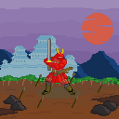 Proyecto Final pixel art - Samurai. Un projet de Dessin numérique , et Design  de Erick Gonzalo Merma Huaman - 26.05.2020