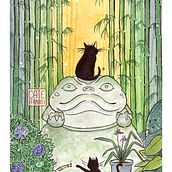 My project in Watercolor Illustration with Japanese Influence course. Ilustração digital, Ilustração tradicional, e Pintura em aquarela projeto de cate_ferman - 26.05.2020