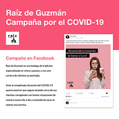 Campaña COVID-19 - Ráiz. Retail Design, and Facebook Marketing project by Satory Asensio Gómez - 05.26.2020