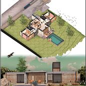 Proyecto de curso Ilustración digital de proyectos arquitectónicos. Architecture, Digital Architecture, and Digital Illustration project by Andre Calderon - 05.27.2020