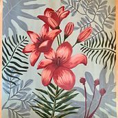 Mi Proyecto del curso: Pintura botánica con acrílico. Pintura Acrílica projeto de Viviana Rojas - 27.05.2020
