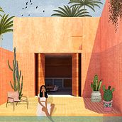 My project in Architectural Visualization Using Digital Collage course. 3D Modeling, Architectural Illustration, Architecture, and 3D Design project by Luciane Giusti - 05.27.2020