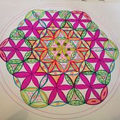 Trabajo Geometría Sagrada : Flor de la Vida. Un progetto di Creatività di Aida Fernández Lago - 26.11.2020