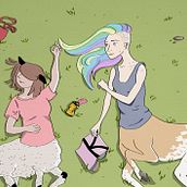 KRADEKK (webcómic). Digital Illustration, Comic, Drawing, Digital Drawing, and Traditional illustration project by Verónica G. Lagos - 05.01.2020