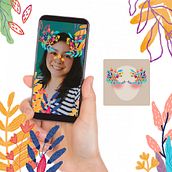 Mi Filtro ilustrado para Facebook e Instagram Stories. Een project van Instagram van Ana Karen Cortés Montaño - 30.05.2020