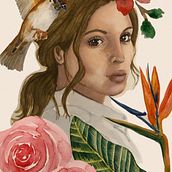 Mi Proyecto del curso: Retrato ilustrado en acuarela. Un progetto di Pittura ad acquerello di Isabel Guzmán García-Huidobro - 28.05.2020