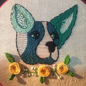 Mi Proyecto del curso: Técnicas básicas de bordado: puntadas, composiciones y gamas cromáticas. Embroider project by Katherine Jara - 05.28.2020